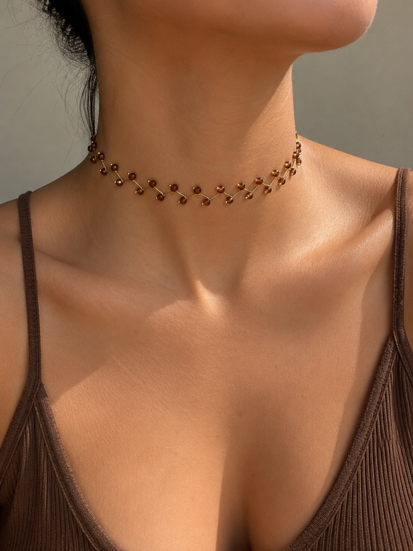 "CAPPUCCINO CHOKER"