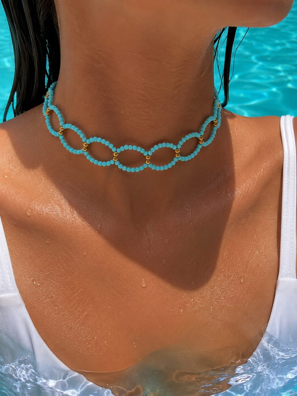"AQUA CHOKER"